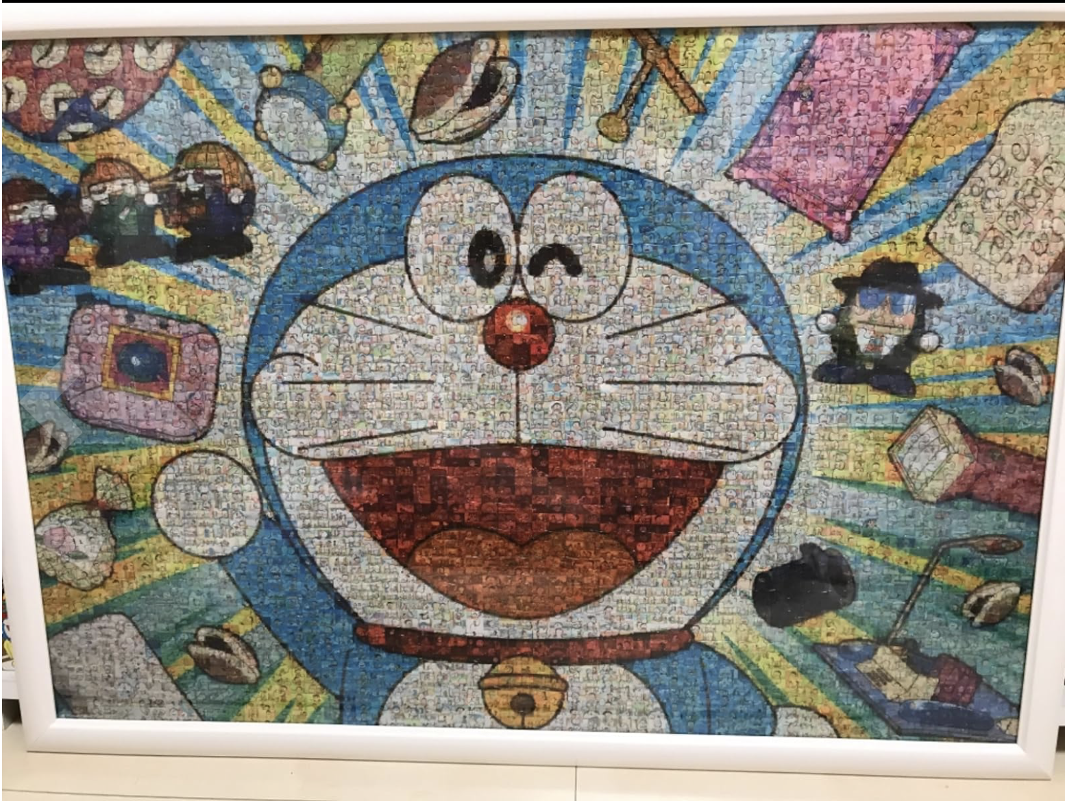 Doraemon Mosaic Art ของแท้ JP แมวทอง - Jigsaw Puzzle Ensky [จิ๊กซอว์ Doraemon]