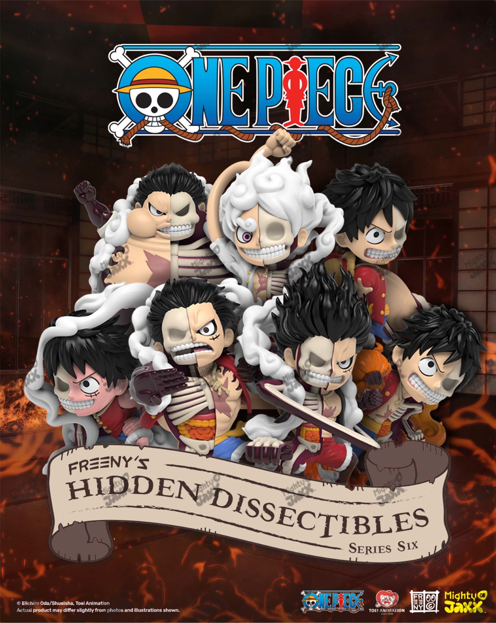 Luffy's Gears Edition ของแท้ - Freeny's Hidden Dissectibles Mighty Jaxx [โมเดลวันพีช] (สินค้าพร้อมส่ง)