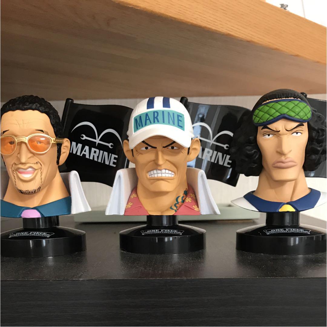 Marine Admiral Set ของแท้ JP แมวทอง - Greatdeep Collection Bandai [โมเดลวันพีช] (3 ตัว)