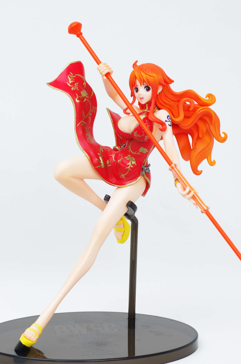 Nami ของแท้ JP แมวทอง - Banpresto World Figure Colosseum [โมเดลวันพีช]