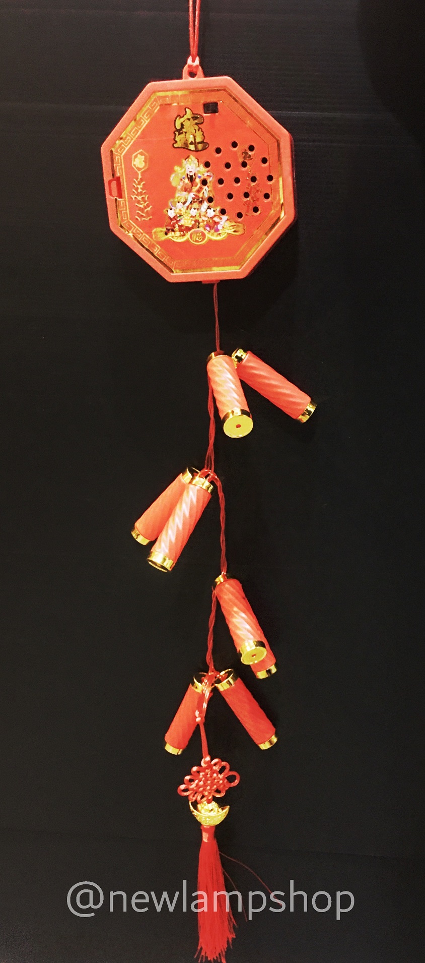 ไฟประดับประทัดไร้ควัน ไม่สร้างมลพิษPM2.5 ใส่ถ่าน 2A 3ก้อน