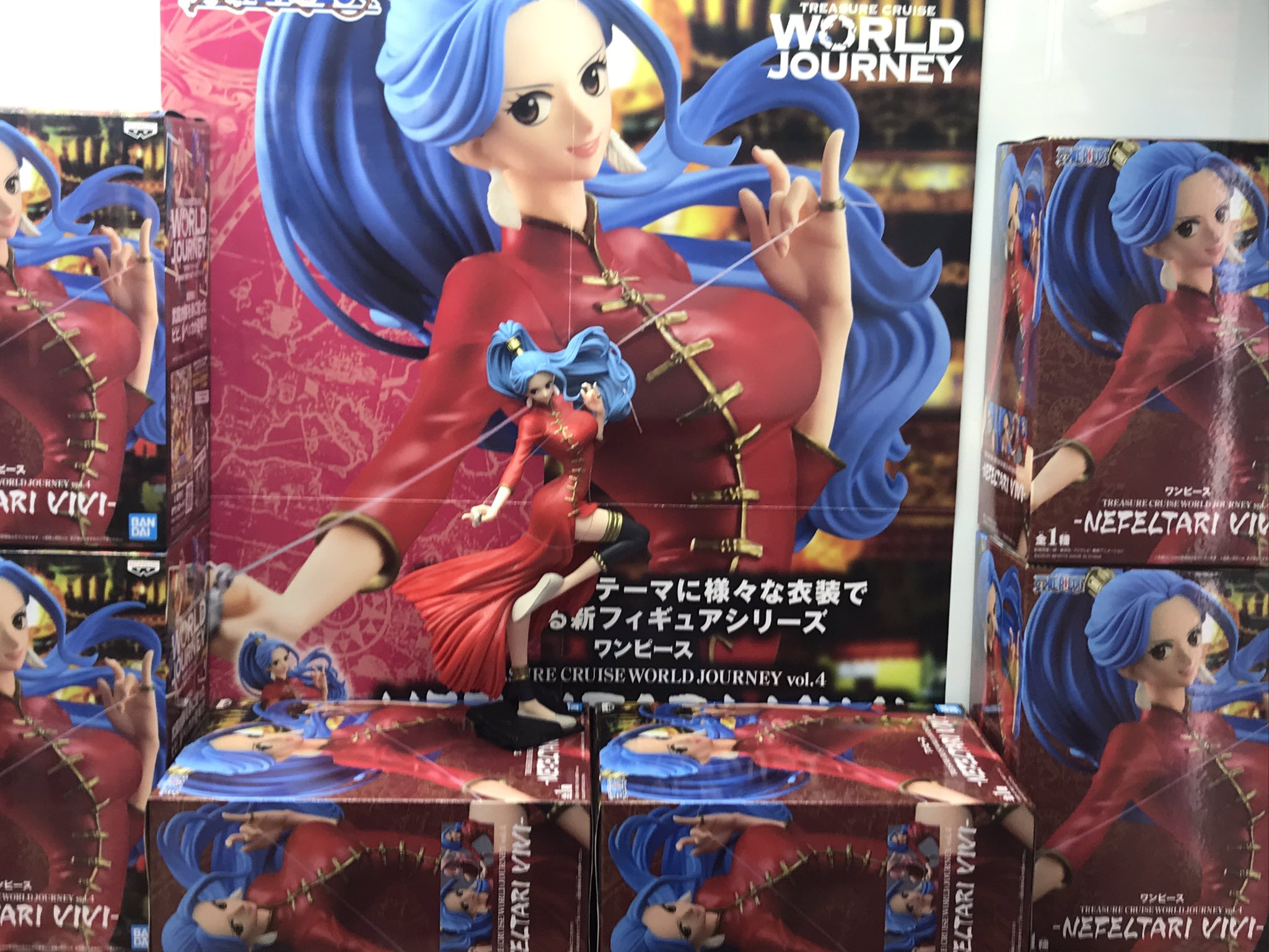Vivi ของแท้ JP แมวทอง - Treasure Cruise World Journey Banpresto [โมเดลวันพีช]