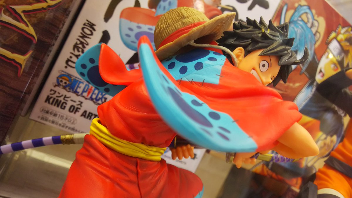 Luffy Wano ของแท้ JP แมวทอง - King of Artist Banpresto [โมเดลวันพีช]