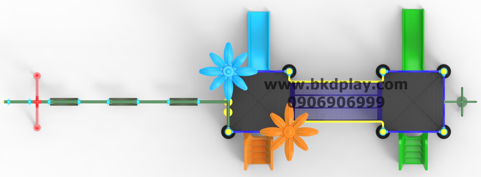 ชุดหอสะพานโค้งชิงช้ายางสไลด์ 70 เครื่องเล่นสนาม กลางแจ้ง เหล็ก, สไลเดอร์,ของเล่นสั่งทำ 10-20 วัน ขนาด 300x800x250 ซม.