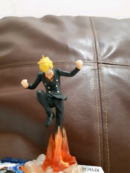 Sanji ของแท้ JP แมวทอง - Attack Motions Bandai [โมเดลวันพีช]