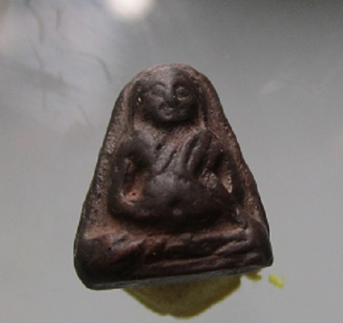 พระสังกัจจายน์ เนื้อผง พิมพ์เล็ก เก่าแท้ไม่ทราบที่