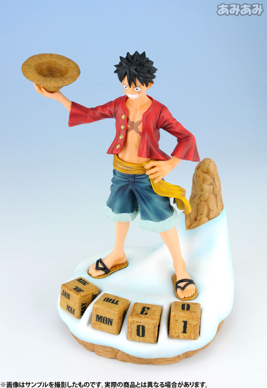 Luffy ของแท้ JP แมวทอง - Eternal Calendar [โมเดลวันพีช]