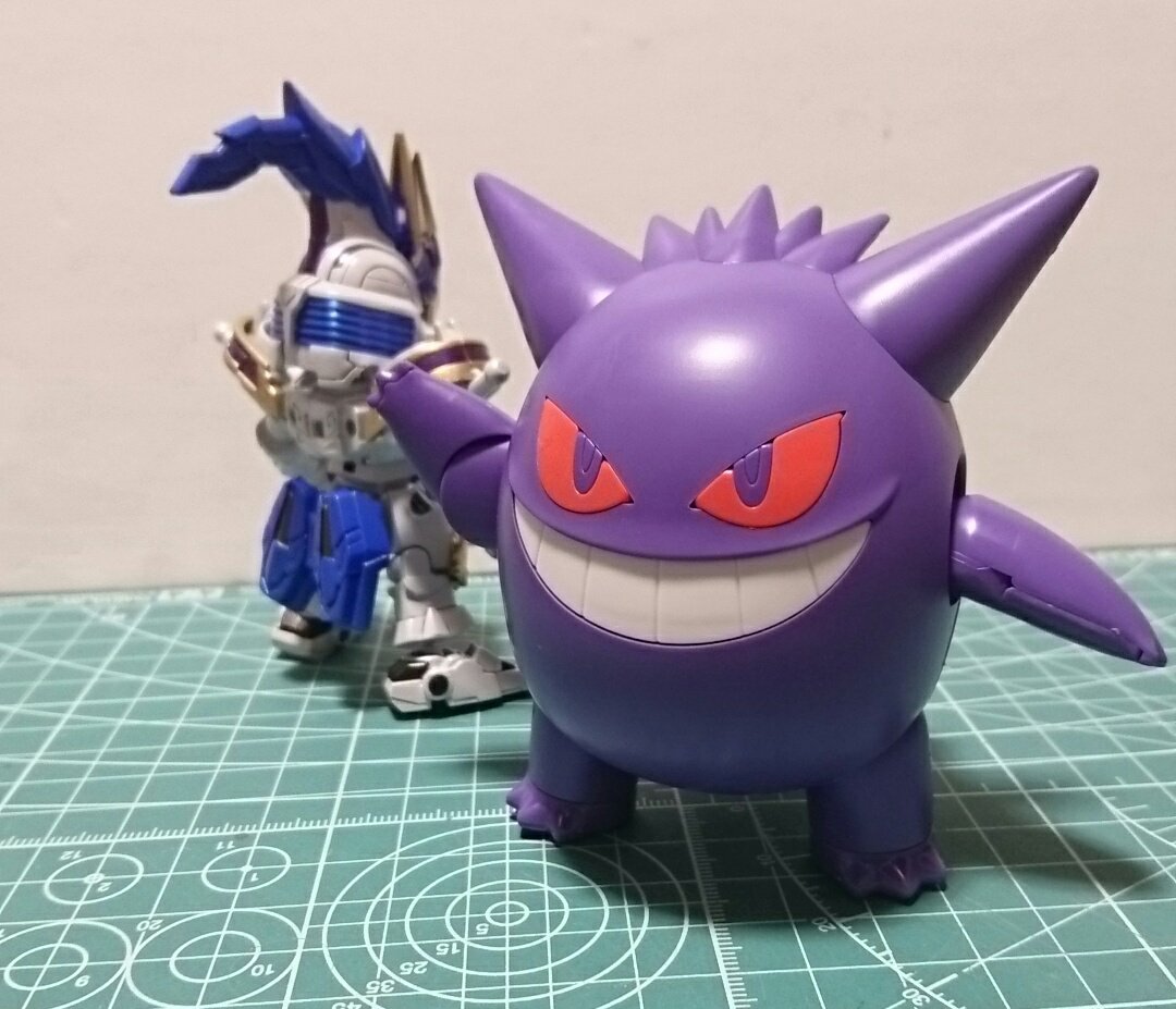 Gengar (แบบประกอบ) ของแท้ JP - Pokemon Plamo Bandai [โมเดลโปเกมอน]