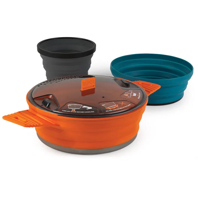 SeaToSummit X-Set:21 3PC ( X-Pot 1.4L, 1X-Bowl, 1X-Mugs) SSCK018EOBGF