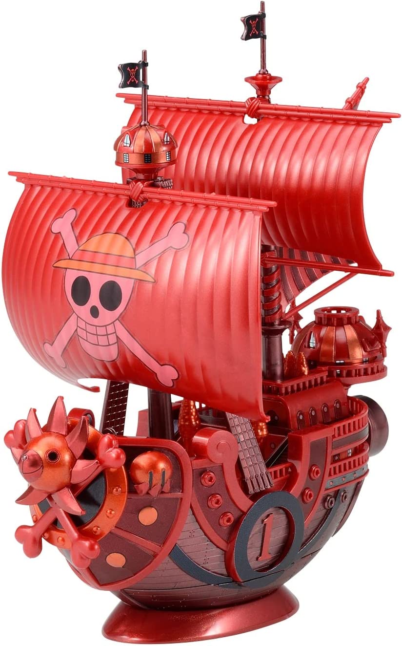 Thousand Sunny Film Red (แบบประกอบ) ของแท้ JP แมวทอง - Grand Ship Collection Bandai [โมเดลเรือวันพีช]