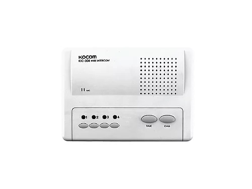 อินเตอร์คอม KOCOM INTERCOM รุ่น KIC-304 ตัวแม่ 4 จุด Main 4Ch