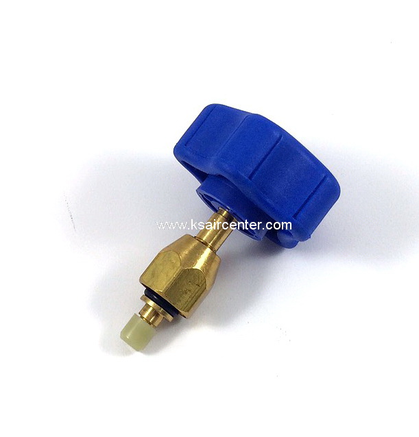 ลูกบิด ชุดเกจชาร์จน้ำยา IMPERIAL สีน้ำเงิน (ยาง) (รหัสสินค้า 001071)