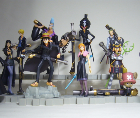 Straw Hat Pirates Strong World Set ของแท้ JP แมวทอง - Ichiban Kuji Banpresto [โมเดลวันพีช] (9 ตัว)