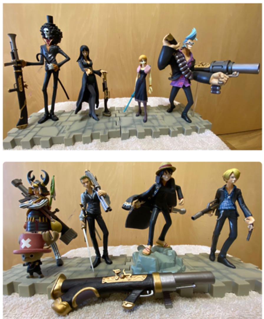 Straw Hat Pirates Strong World Set ของแท้ JP แมวทอง - Ichiban Kuji Banpresto [โมเดลวันพีช] (9 ตัว)