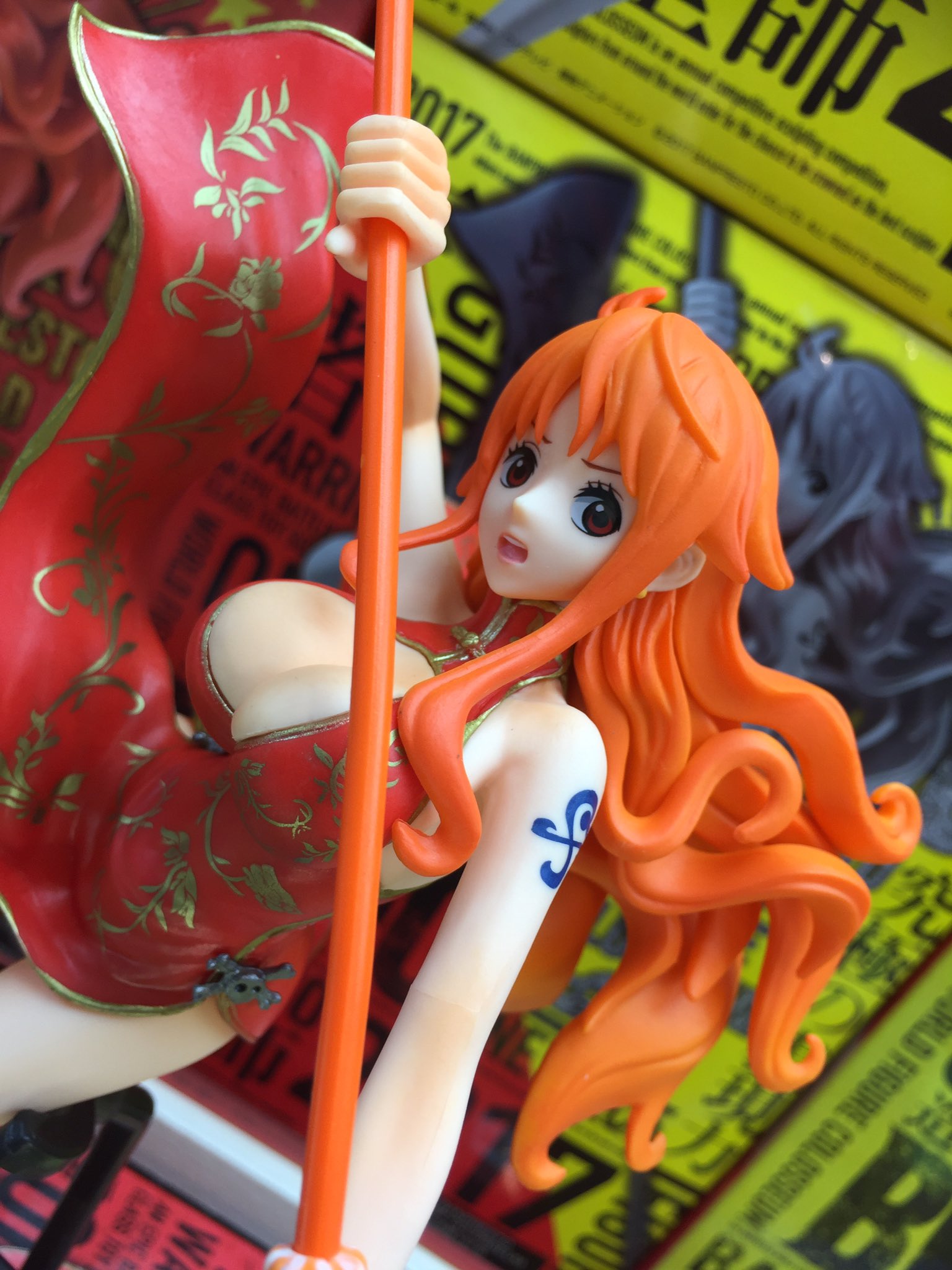 Nami ของแท้ JP แมวทอง - Banpresto World Figure Colosseum [โมเดลวันพีช]
