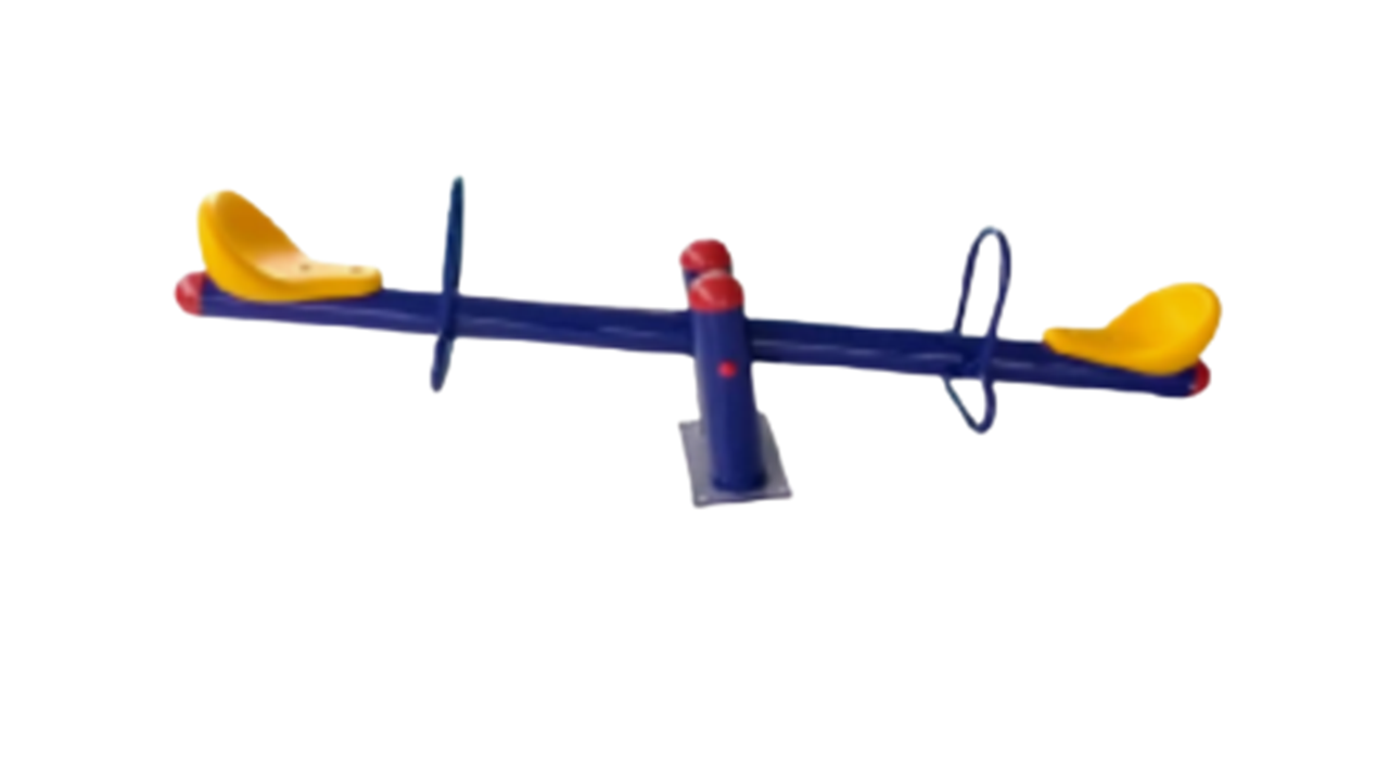 ไม้กระดกสปริง 2ที่นั่ง เครื่องเล่นสนามเหล็ก คานกระดก เครื่องเล่นสนาม สินค้าพร้อมส่งในไทย