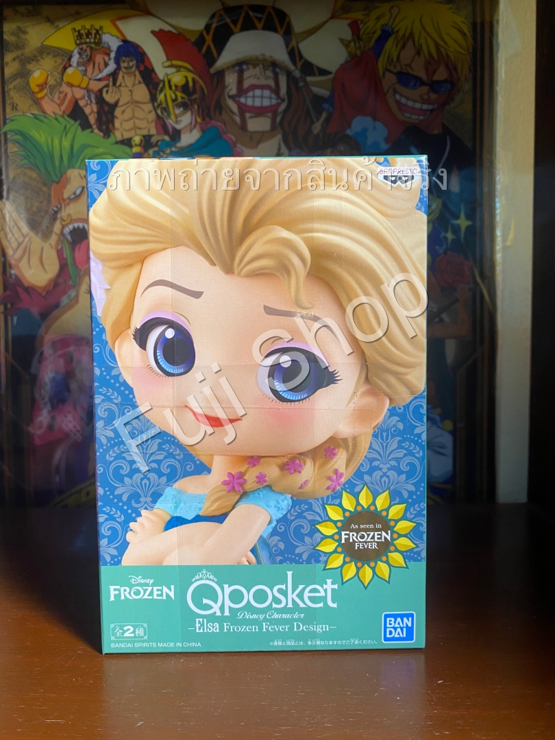 Elsa Fever Design - Normal Color ของแท้ JP - Q Posket Banpresto [โมเดล Disney]