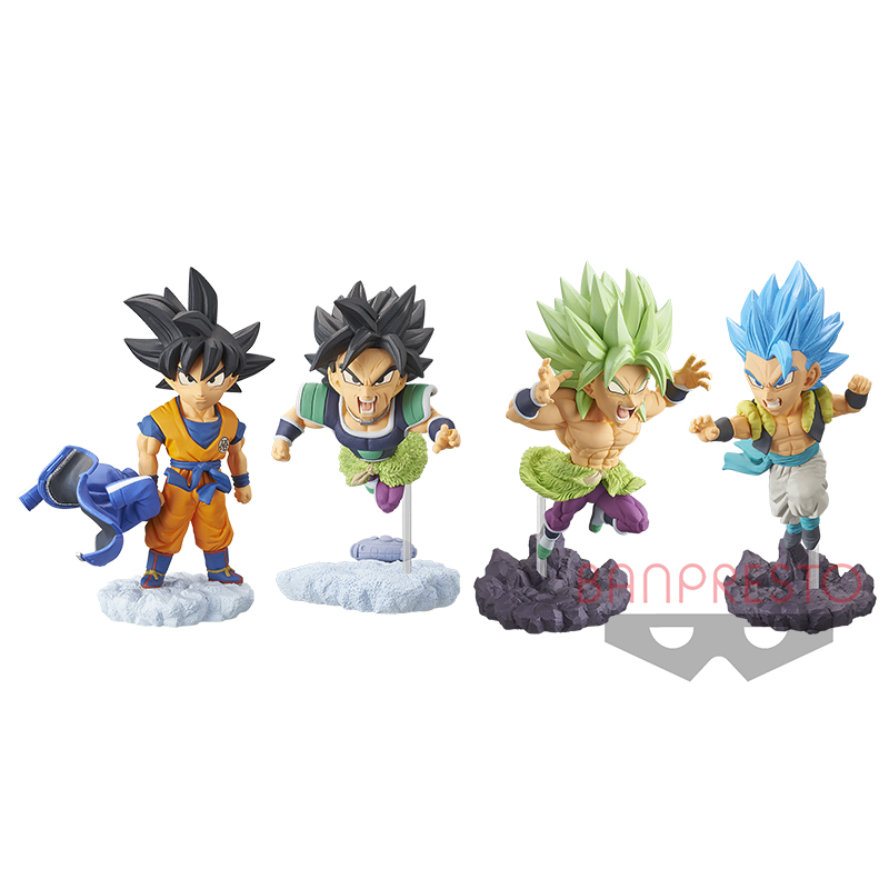 The Movie Broly Set ของแท้ JP แมวทอง - WCD Banpresto [โมเดลดราก้อนบอล] (4 ตัว)