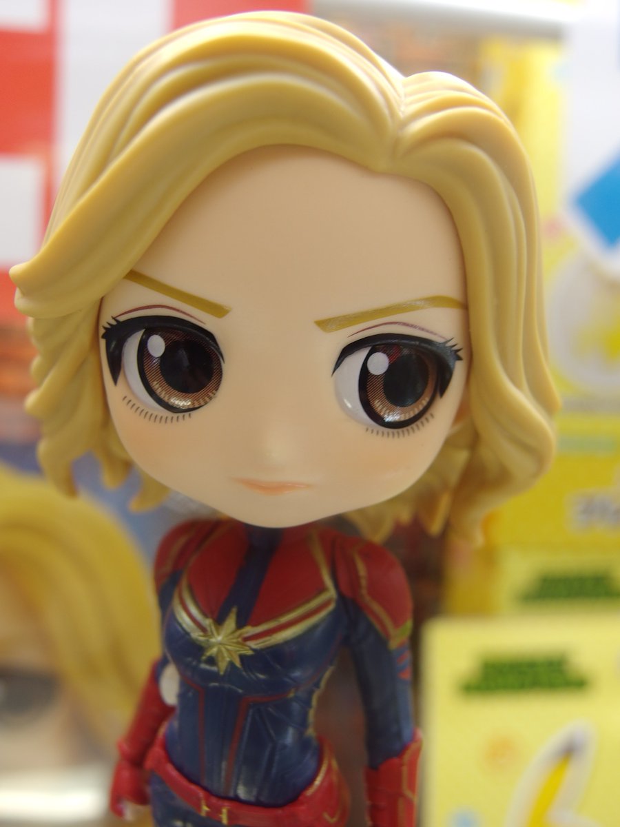 Captain Marvel - Pastel Color ของแท้ JP - Q Posket Banpresto [โมเดล Marvel]