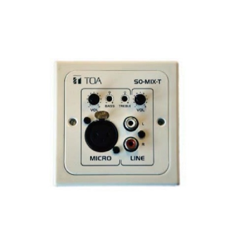 รีโมท MIXER TOA SO-MIXT24V Remote Mixer Panel