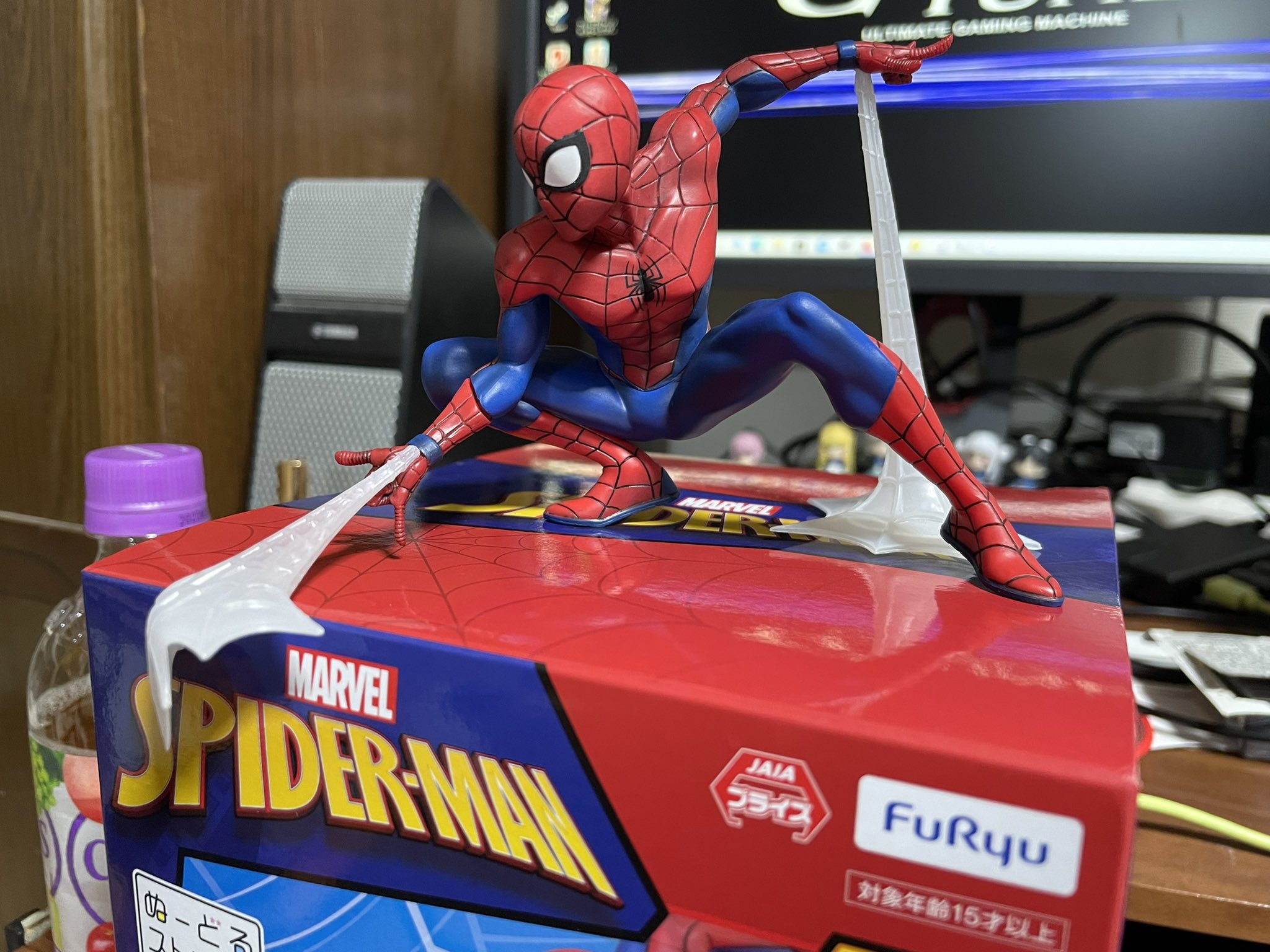 Spider Man ของแท้ JP - Furyu [โมเดล Marvel]