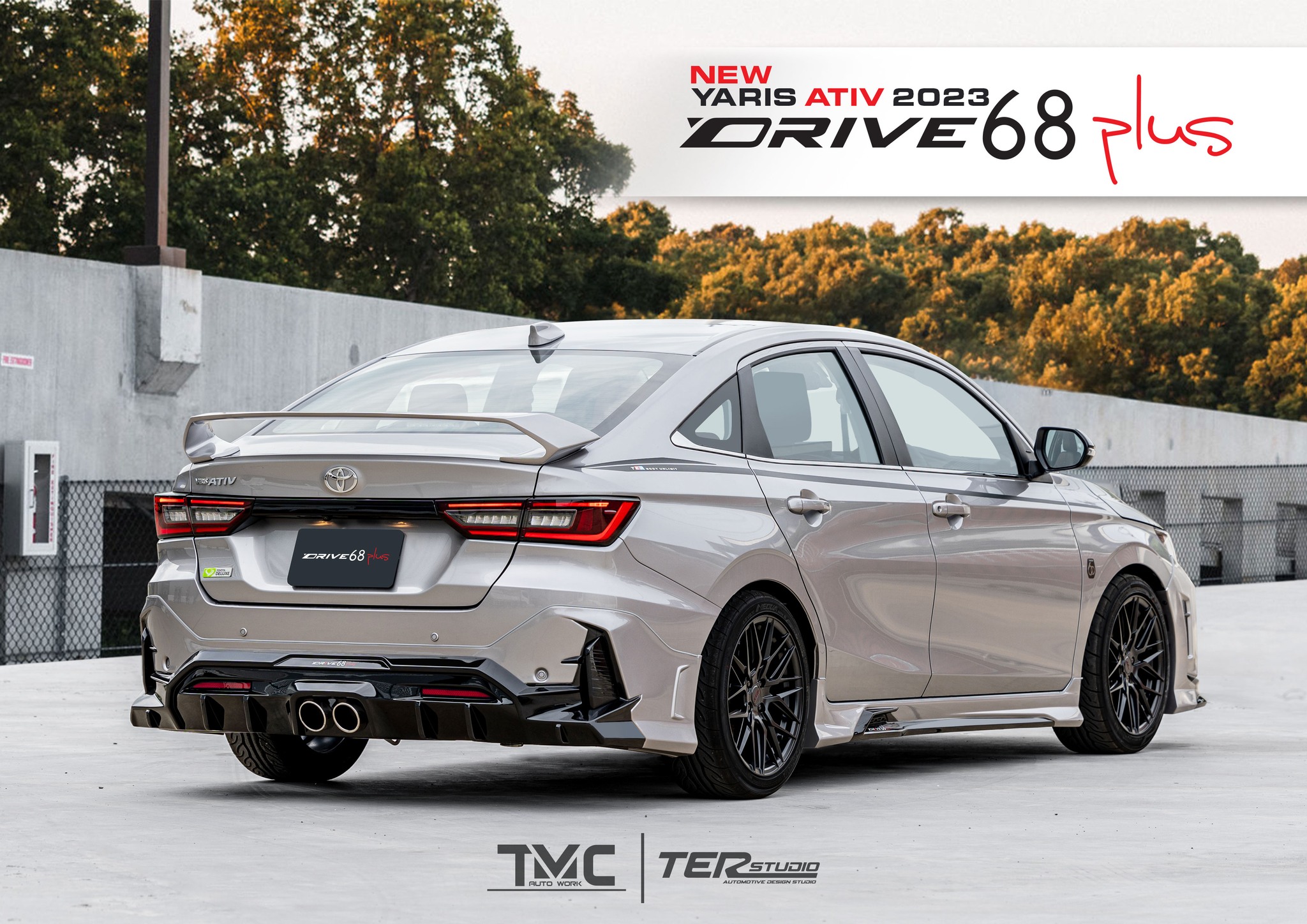 𝐃𝐫𝐢𝐯𝐞𝟔𝟖 𝐏𝐥𝐮𝐬 VS Toyota Yaris Ativ 4D 2022 [เพิ่มเติมความสวยล้ำเข้าไปแบบ++]