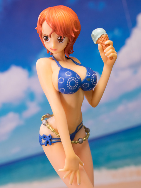 Nami ของแท้ JP แมวทอง - Girls Snap Collection Banpresto [โมเดลวันพีช]