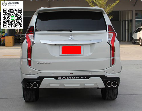 9Den&Samuraiสเกิร์ตหลังท่อแฝด1ชิ้น VS Mitsubishi Pajero'2016-On [ชุดแต่งสายเลือดซามูไรดุดันบึกบึนถึกทน]