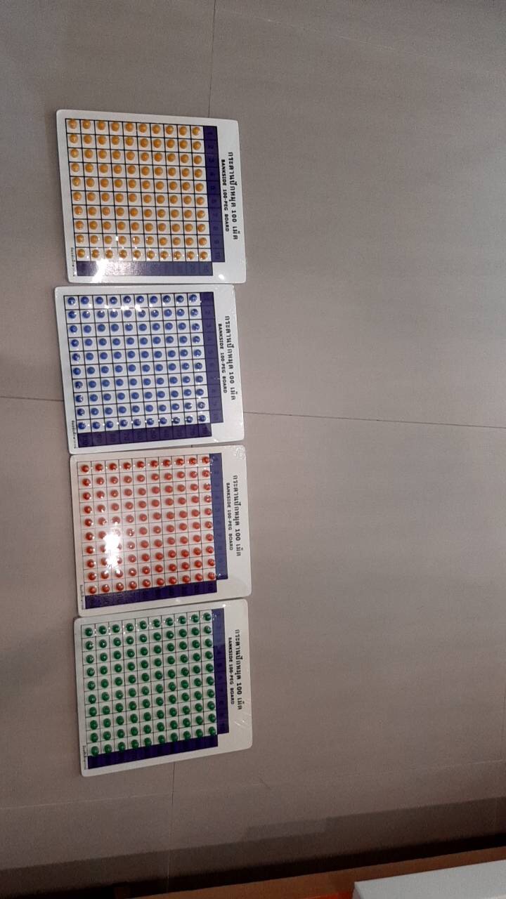 กระดานปักหมุด 100 เม็ด , ของเล่นเสริมพัฒนาการ,สื่อการสอนสำหรับเด็ก ,อนุบาล ,ปฐมวัย ,พร้อมส่ง