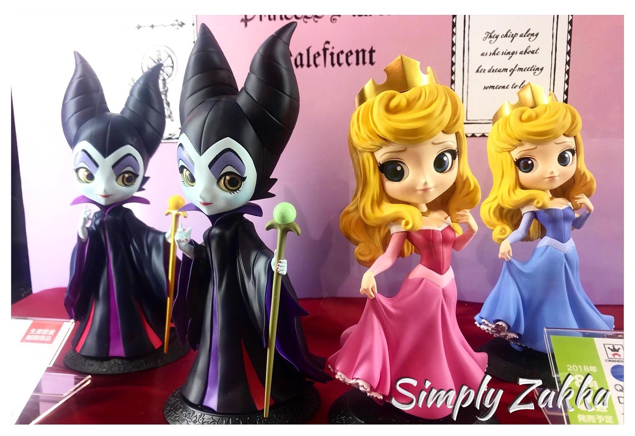 Maleficent - Pastel Color ของแท้ JP - Q Posket Banpresto [โมเดล Disney]