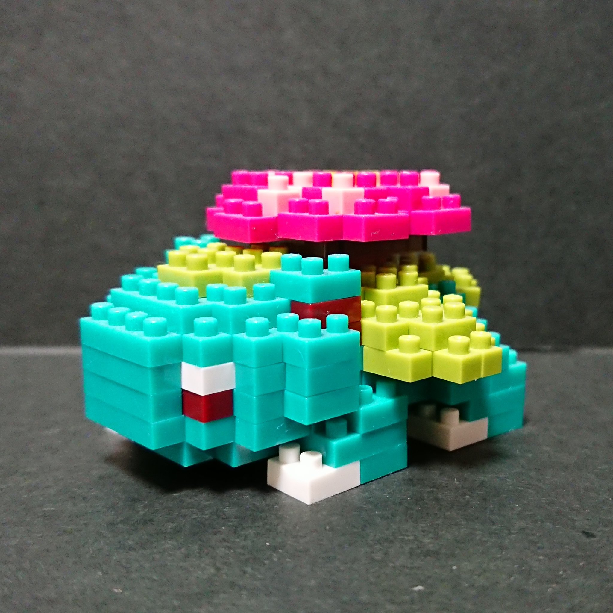 Venusaur (แบบประกอบ) ของแท้ JP - Nanoblock Kawada [เลโก้โปเกมอน]