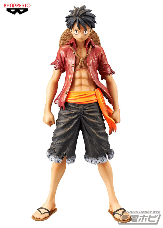 Luffy Stampede ของแท้ JP แมวทอง - Grandline Men Banpresto [โมเดลวันพีช]