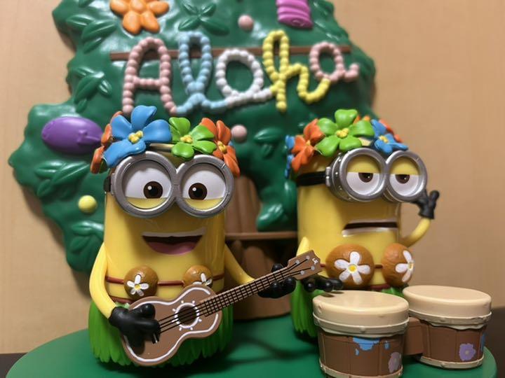 Minion Aloha Set ของแท้ JP - Sega [โมเดลมินเนี่ยน] (2 ตัว)