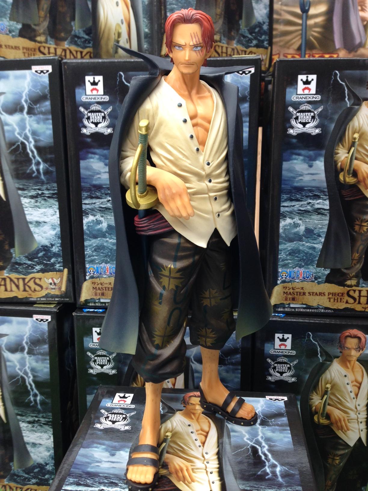 Shanks ของแท้ JP แมวทอง - Master Stars Piece Banpresto [โมเดลวันพีช]