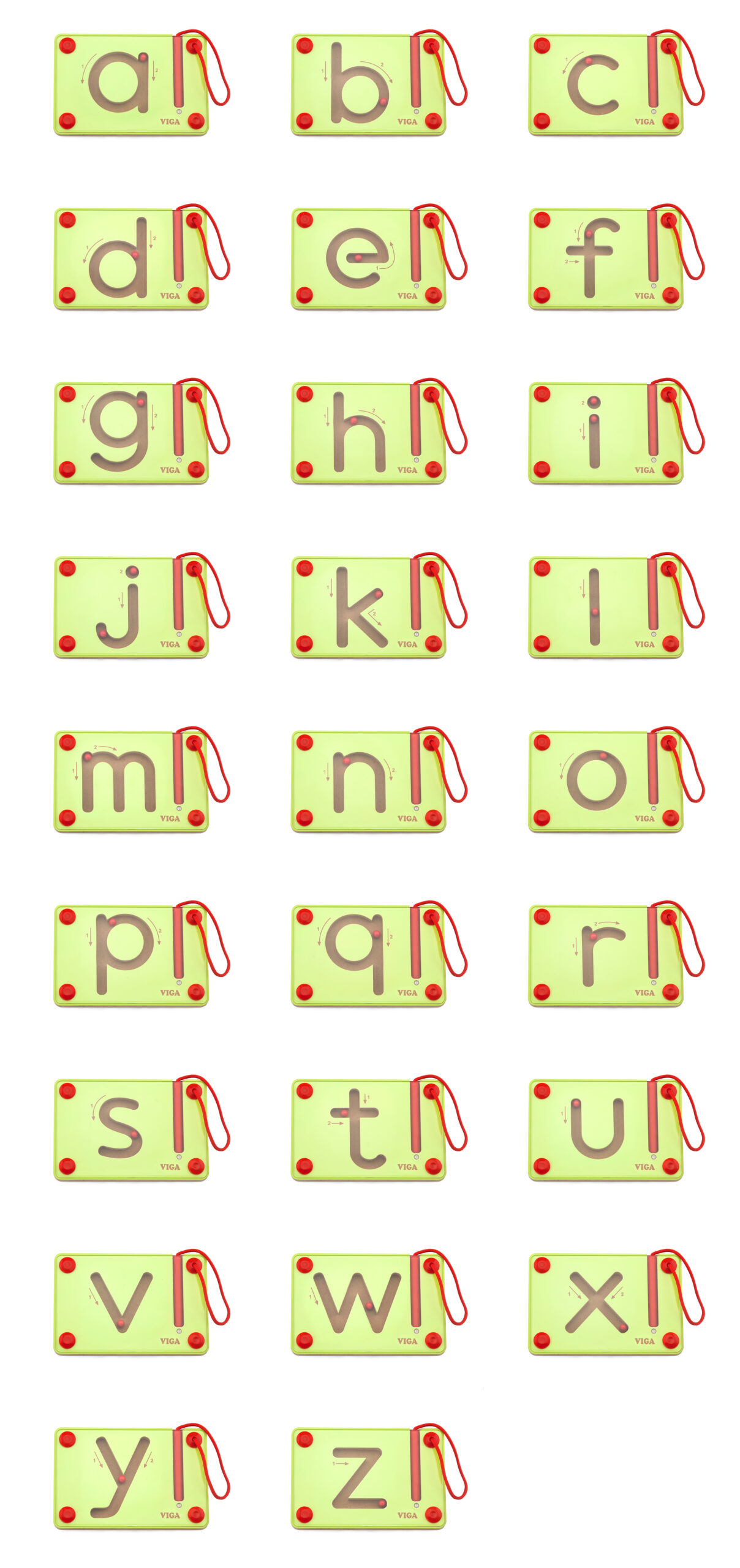 ชุดแท่นไม้แม่เหล็กภาษาอังกฤษ ตัวพิมพ์เล็ก ฝึกการเขียน สื่อการสอนอนุบาล,ปฐมวัย,ของเล่นเสริมพัฒนาการ, ของเล่นเสริมทักษะ