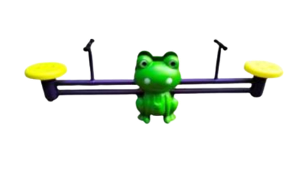 ไม้กระดกกบเคโระ 2ที่นั่ง เครื่องเล่นสนามเหล็ก คานกระดก เครื่องเล่นสนาม สินค้าพร้อมส่งในไทย