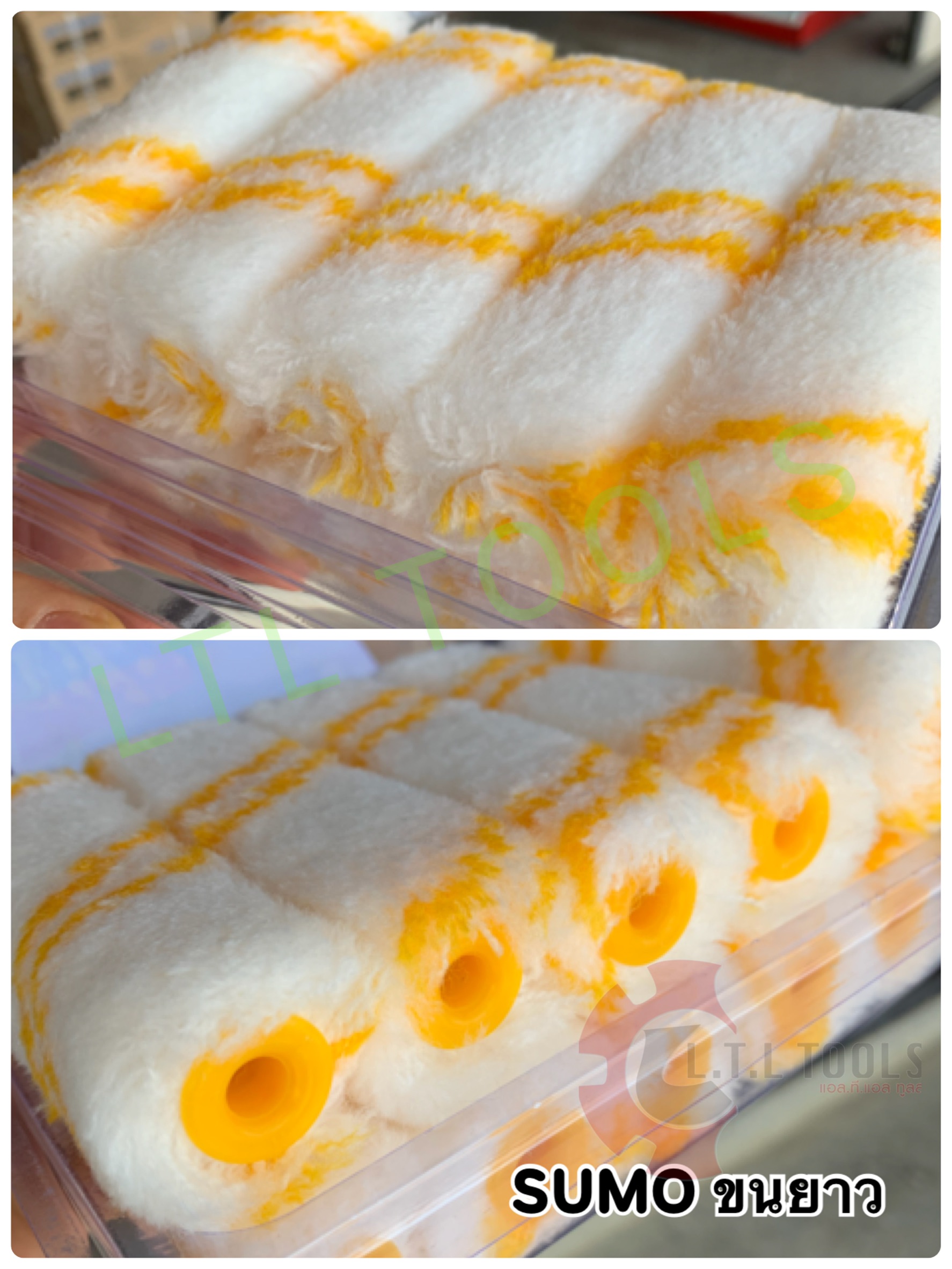 อะไหล่ลูกกลิ้งขนยาว 4นิ้ว SUMO (แพ็คละ10อัน)