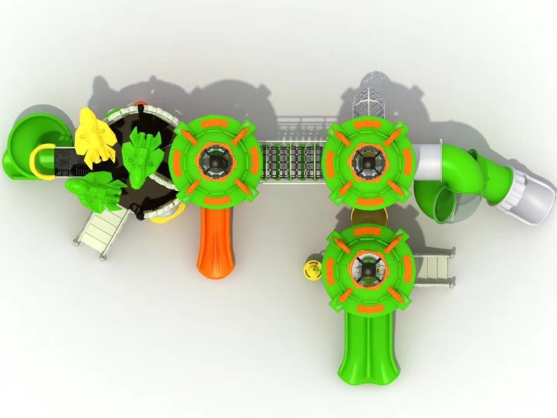 เครื่องเล่นสนาม กลางแจ้ง, ชุดจรวดจานบินอวกาศ, สนามเด็กเล่น, ของเล่นเสริมพัฒนาการ, ครุภัณฑ์สนามเด็กเล่น สพฐ โครงการโรงเรียนประชารัฐ