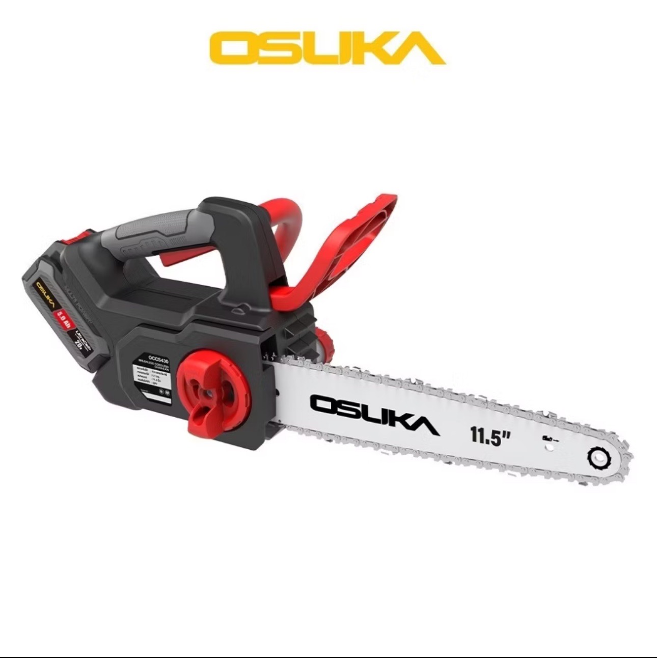 เลื่อยโซ่ไร้สาย 11.5นิ้ว OSUKA OCCS430-P1 (แบต20V 5.0Ah 1ก้อน)