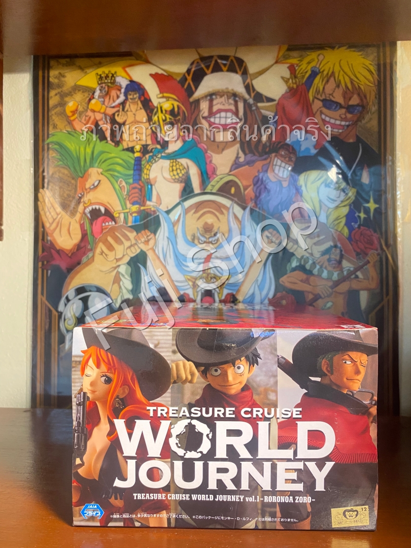 Zoro ของแท้ JP แมวทอง - Treasure Cruise World Journey Banpresto [โมเดลวันพีช]