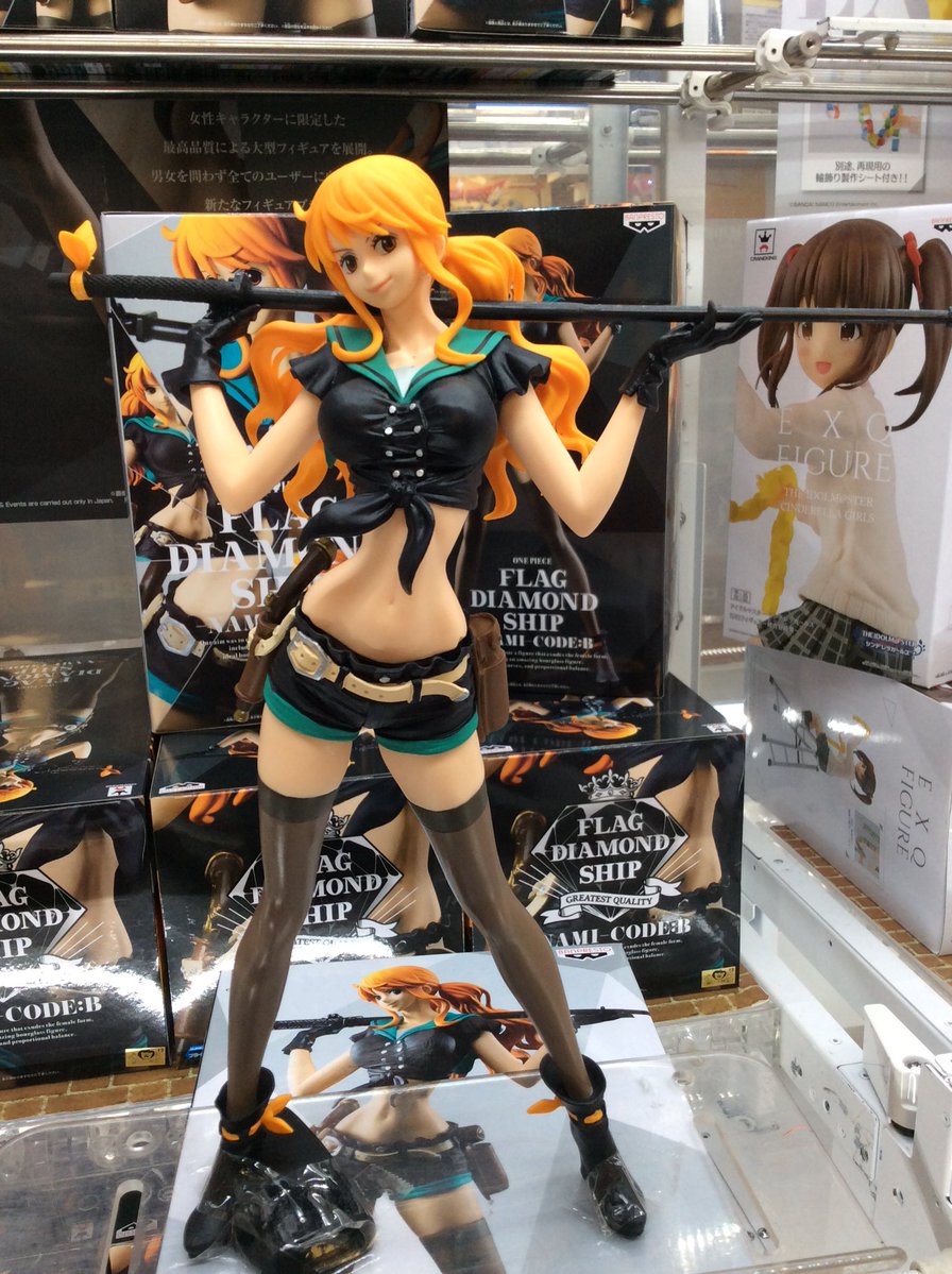 Nami Code B ของแท้ JP แมวทอง - Flag Diamond Ship Banpresto [โมเดลวันพีช]