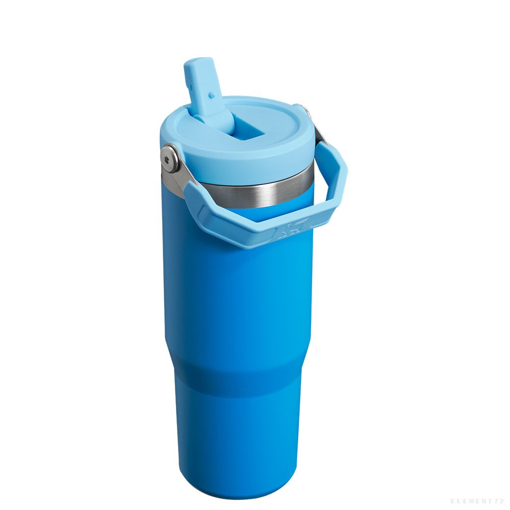 Classic Flip Straw Tumbler 30Oz Azure