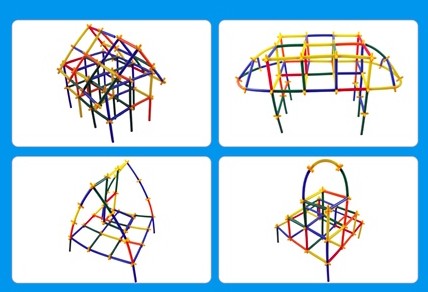 เชื่อมต่อหลอดมหัศจรรย์ 400 ชิ้น ของเล่นเสริมพัฒนาการ, ของเล่นเด็กอนุบาล, สื่อการสอนเด็กอนุบาล พร้อมส่ง