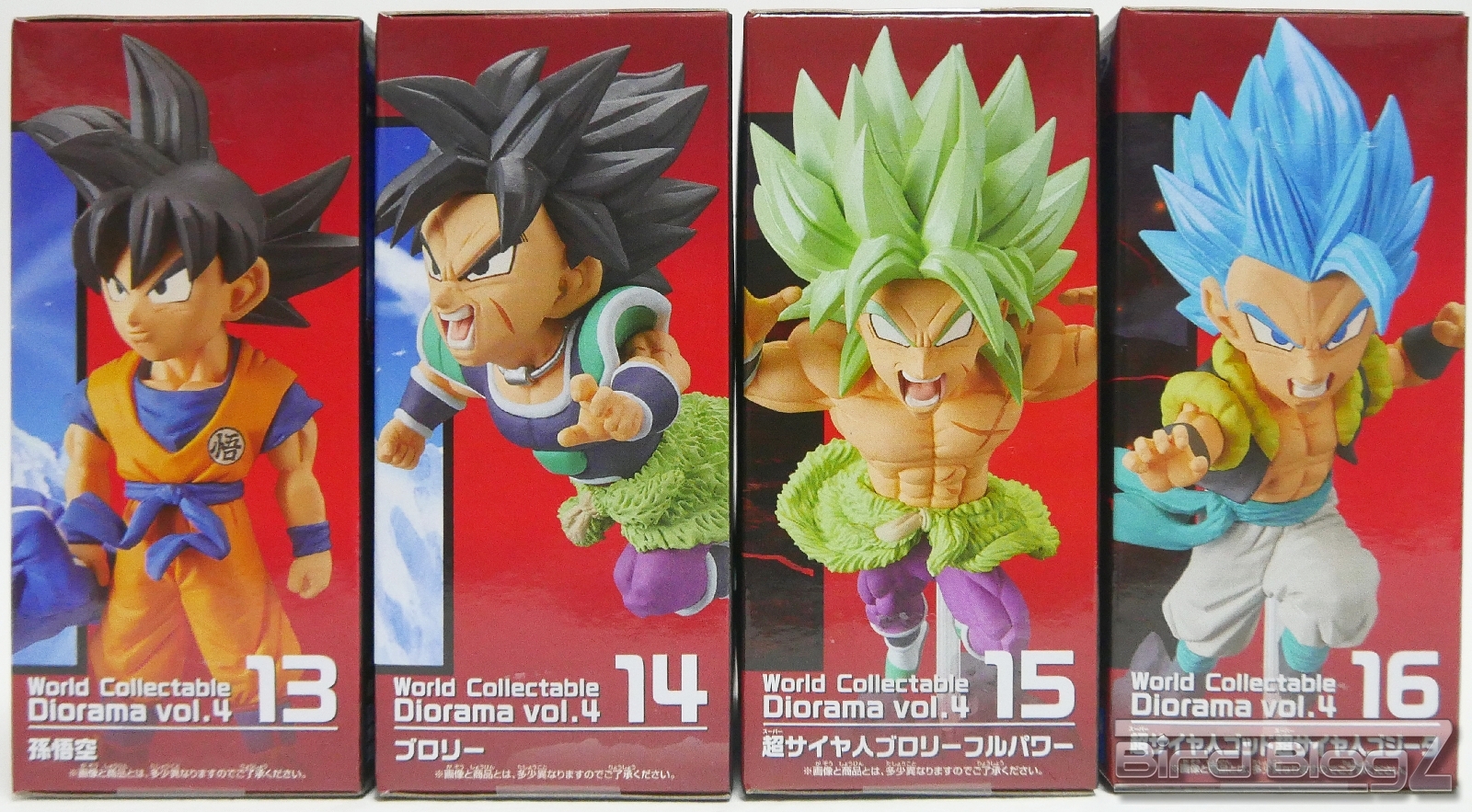 The Movie Broly Set ของแท้ JP แมวทอง - WCD Banpresto [โมเดลดราก้อนบอล] (4 ตัว)