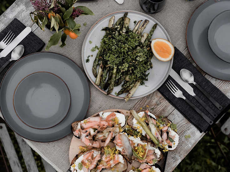 Barebones Enamel Bowl Set Gray CKW-357