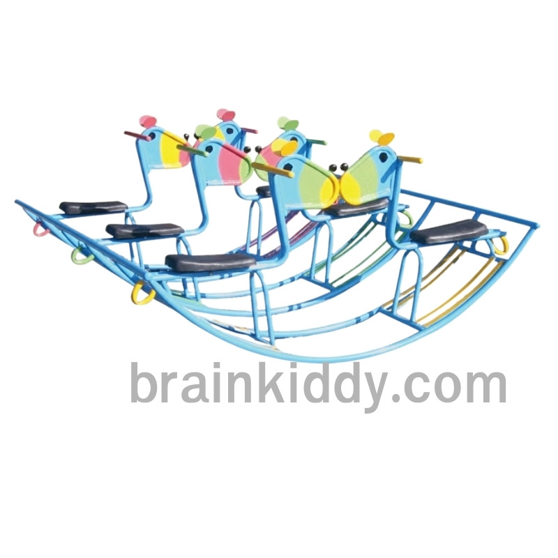 มิกกี้ม้าโยก 6ที่นั่ง โยกเยกเหล็ก, เครื่องเล่นสนามกลางแจ้ง , เครื่องเล่นสนามแบบเหล็ก, OutdoorPlayground, ราคาโรงงาน ขนาด 160x180x50 ซม.