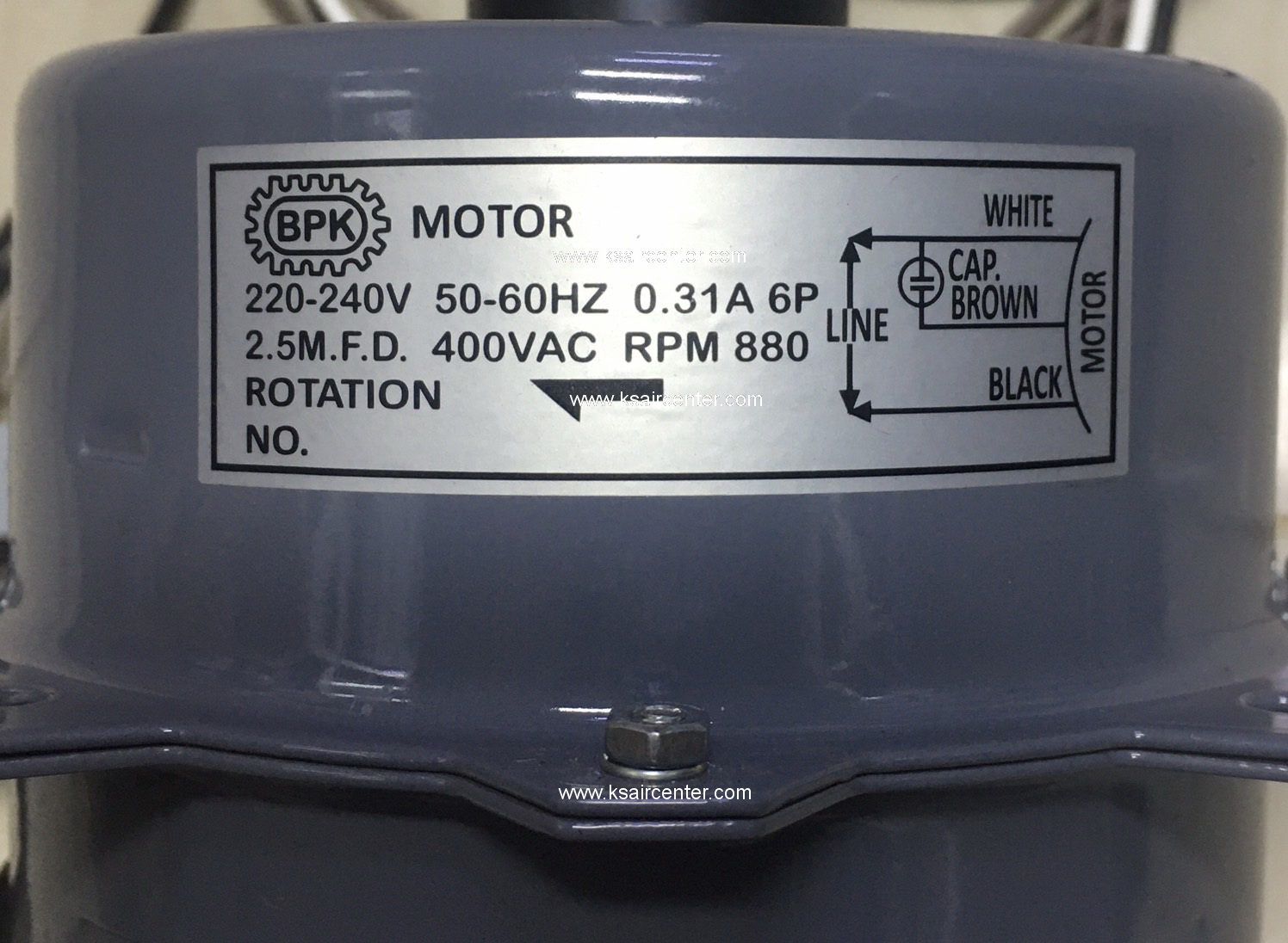 มอเตอร์ คอนเดนซิ่ง BPK (รหัสสินค้า 063160)