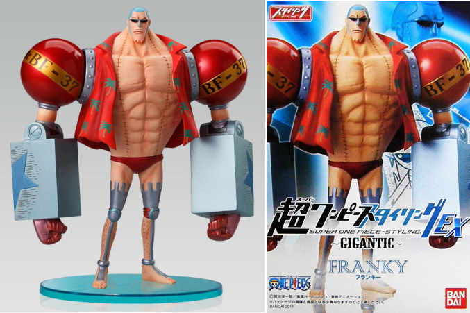 Franky ของแท้ JP แมวทอง - Super Styling Bandai [โมเดลวันพีช]