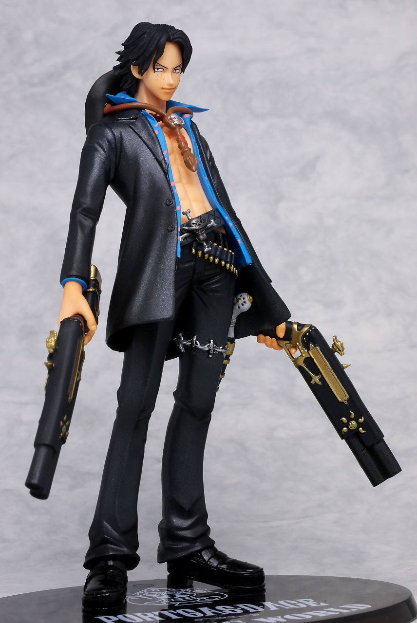 Ace Strong World ของแท้ JP แมวทอง - Figuarts Zero Bandai [โมเดลวันพีช]