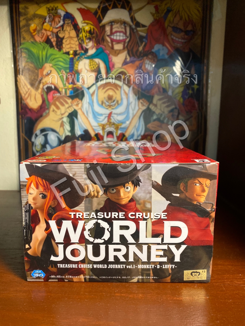 Luffy ของแท้ JP แมวทอง - Treasure Cruise World Journey Banpresto [โมเดลวันพีช]